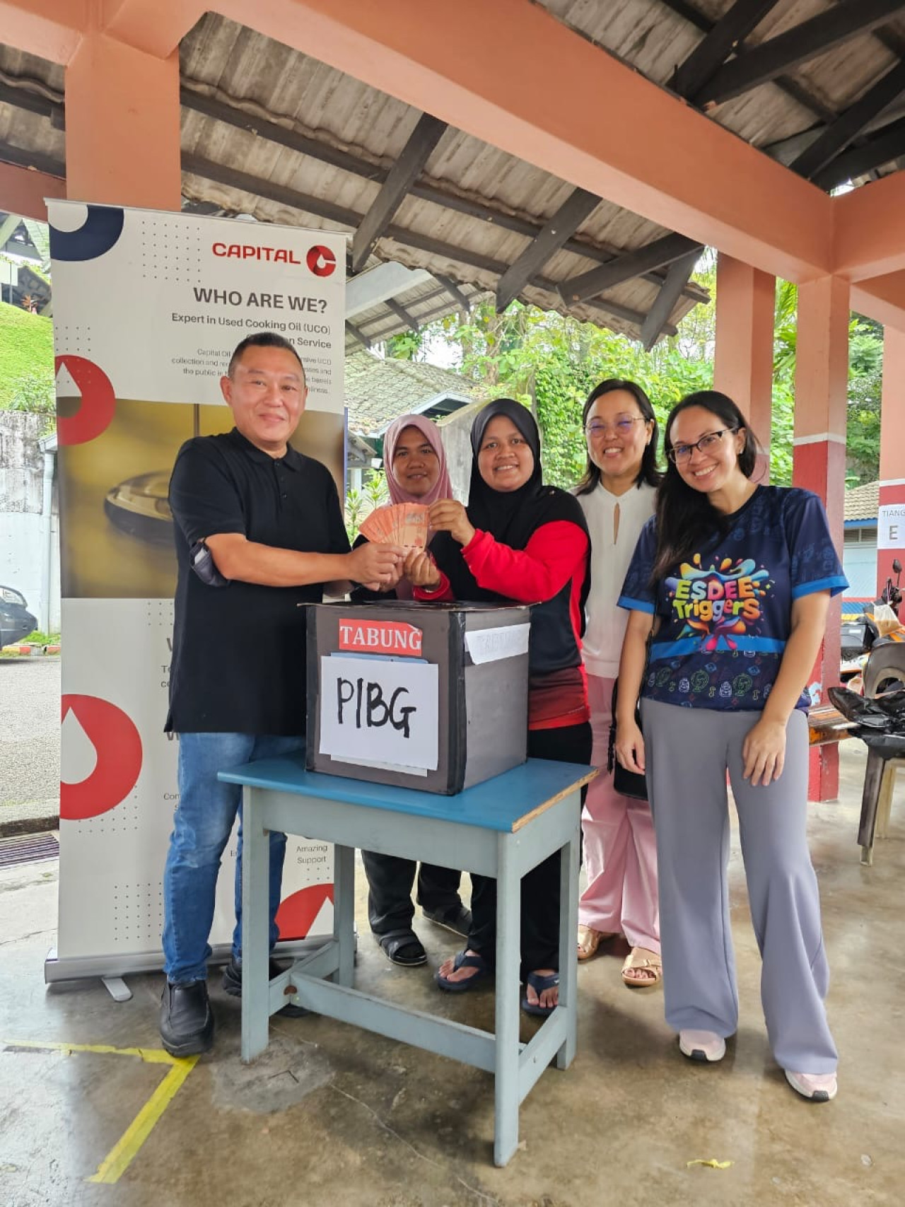 Sekolah Sri Damansara 3 UCO collection campaign